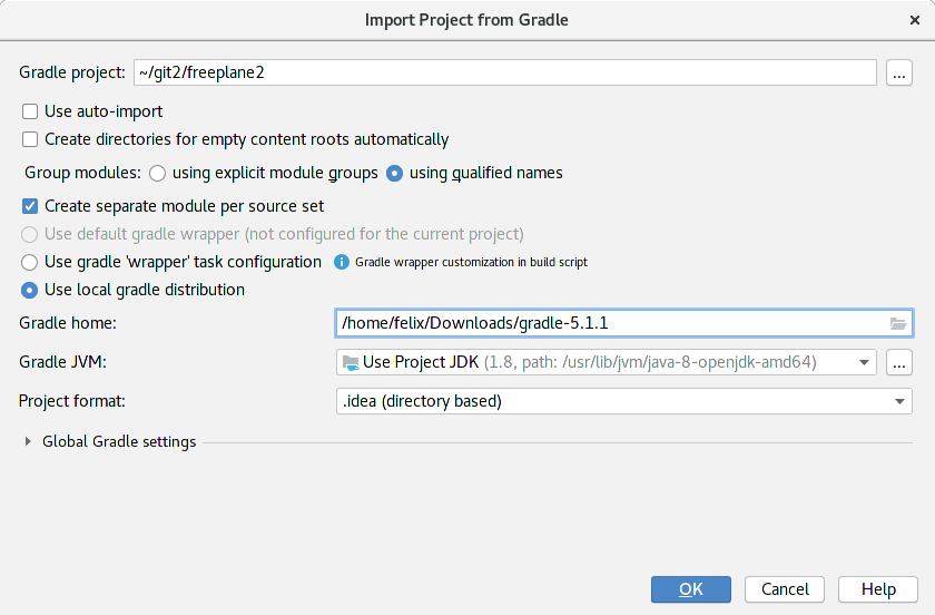 IntelliJ import gradle.png